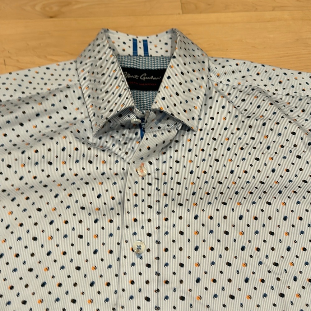 Robert Graham Tailored Fit Short Sleeve Button Down Shirt